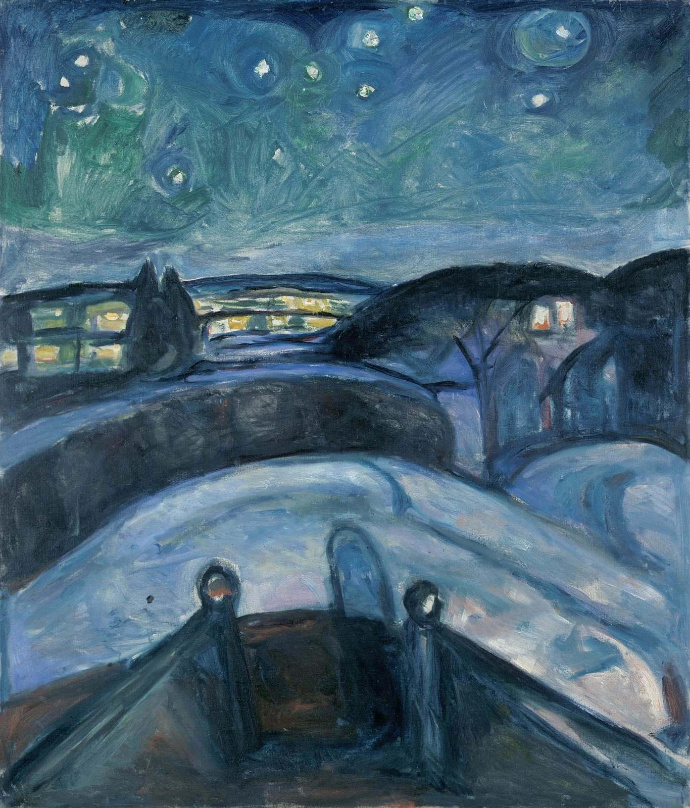 Notte stellata - 1920, Munchmuseet, Oslo